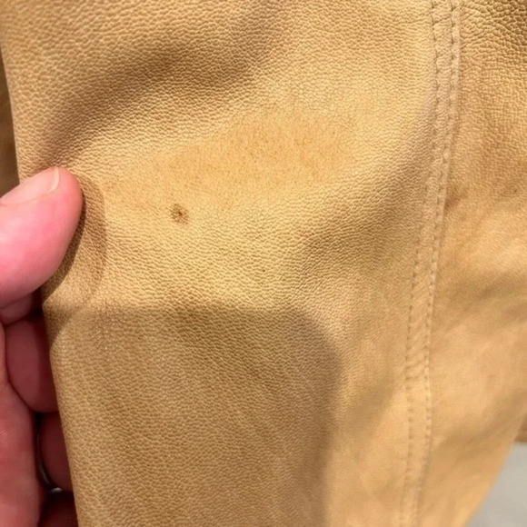 Bolsa Leather‎ Jacket Tan Nude Beige size Medium - Picture 11 of 11